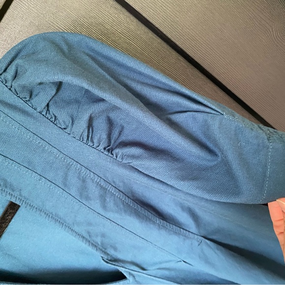 FREE PEOPLE Adelle Teal Blue Mini Dress Tunic—Size XS - Picture 8 of 16